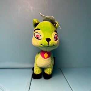 Neopets 2004 McDonald's Happy Meal Toy - Green Ixi Plushie